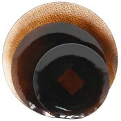 Wholesale - 3pc ROUND GLASS PLATE 3-ASST SIZE C/P 6, UPC: 068296021390